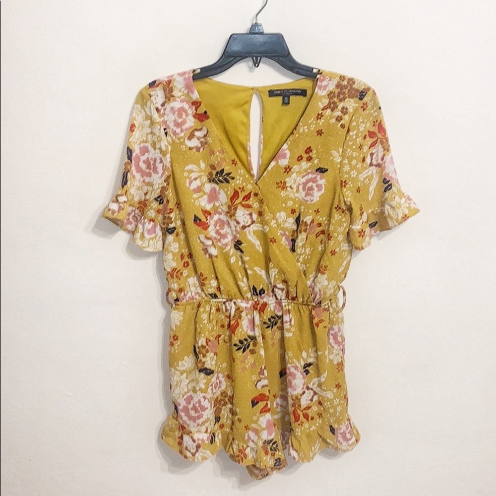 One Clothing Los Angeles Floral Romper